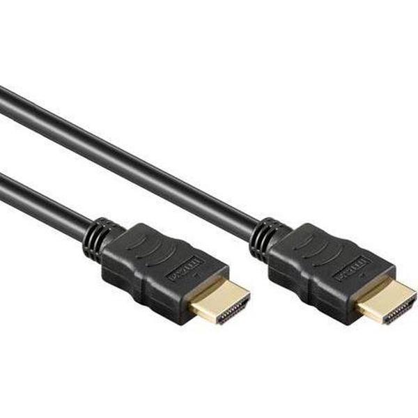 HDMI-Kabel MediaRange 1.4 Gold Connector,1,5m,black,Ethernet