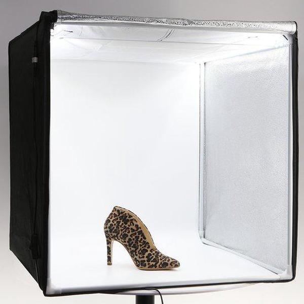 FSL-FT100 Opvouwbare foto-opnametent met LED-verlichting 100x100x100cm