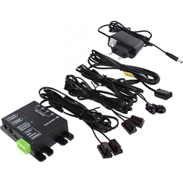 IR Afstandbediening Receiver Ontvanger Set - Transmitter - Draadloos Infrarood Verlenger Extender - 4 tot 8 Apparaten Beheren