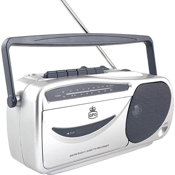 GPO W09401 - Radio Cassette Recorder - zilver