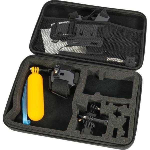 Salora ACTIONCAMPACK - Accessoirepakket - Go Pro - Action Camera - Opbergcase - Accessoires - Chestmount - Selfiestick - Bobber