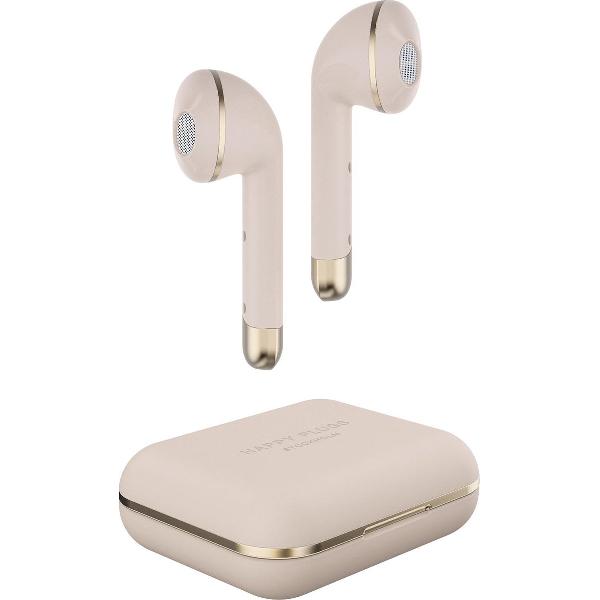 Happy Plugs Air 1 Goud – Volledig draadloze oordopjes - Inclusief oplaadcase