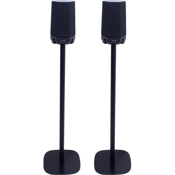 Vebos standaard Teufel Holist S zwart set - Speaker Standaard Teufel - Vloerstandaard