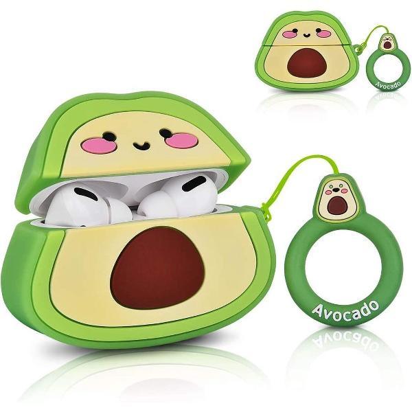 Airpods PRO Hoesje | Airpods PRO Case | Avocado | Japanse Kawaii Cartoon Style