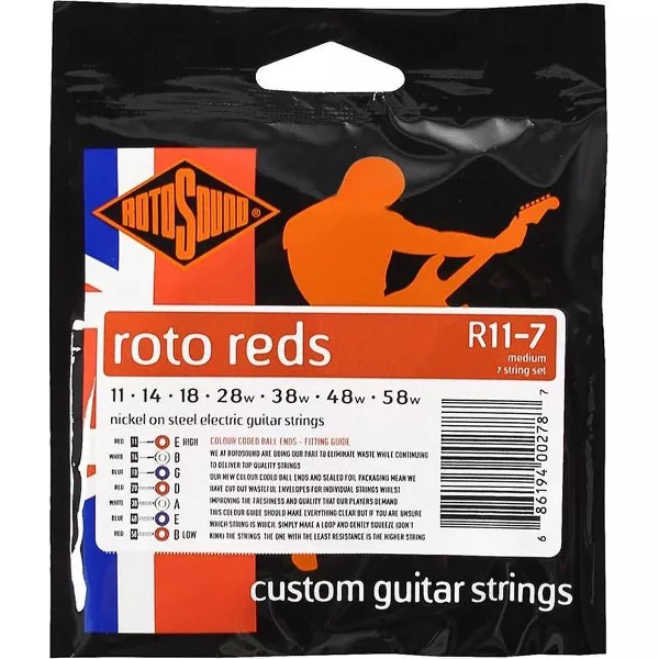 Snarenset elektrische gitaar Rotosound Roto Series R11-7