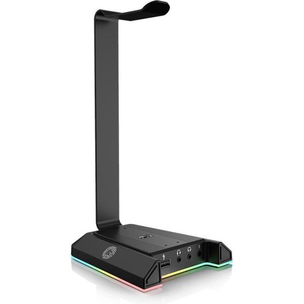 EKSA® RGB Headset stand - Headset houder - Headset stand RGB - Gaming headset stand - 8 RGB standen - USB Hub - Touch functie - Gaming gear - RGB Gaming - Koptelefoon houder