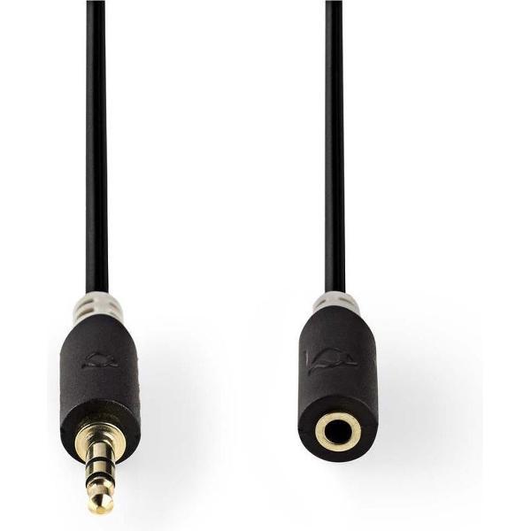 Nedis CABP22050AT30 Stereo Audiokabel 3,5 Mm Male - 3,5 Mm Female 3,0 M Antraciet