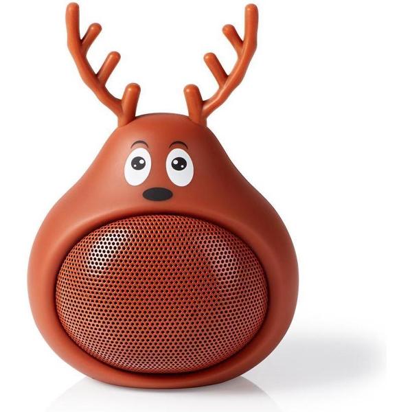 Nedis Animaticks Bluetooth Speaker | 3 Uur Speeltijd - Handsfree Bellen | Rudy Reindeer