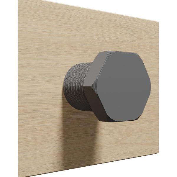 Koptelefoon houder Bout - 3D print - Grey