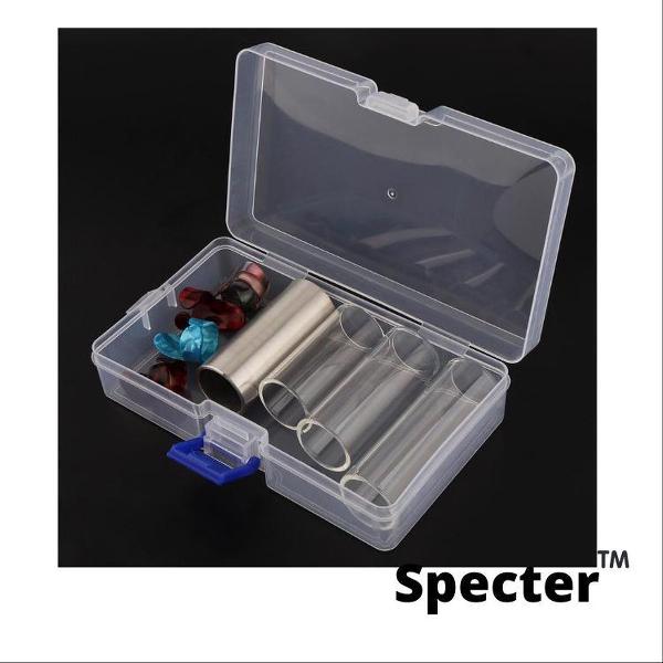 Specter Gitaar Slide / Plectrum Set / 4 slides / 4 duimplectrums