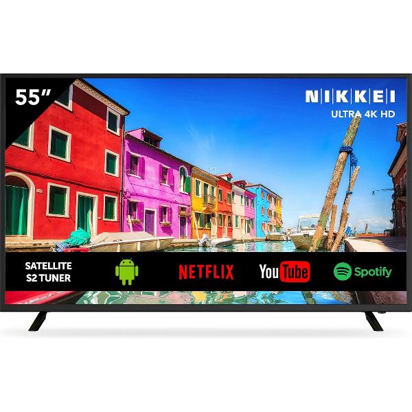 NIKKEI NU5518S - 4K / Ultra HD Smart TV - 55 Inch