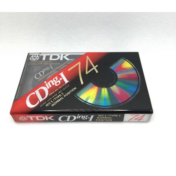 Audio Cassette Tape TDK 74 CDing-I normal position / Uiterst geschikt voor alle opnamedoeleinden / Sealed Blanco Cassettebandje / Cassettedeck / Walkman / TDK cassettebandje.