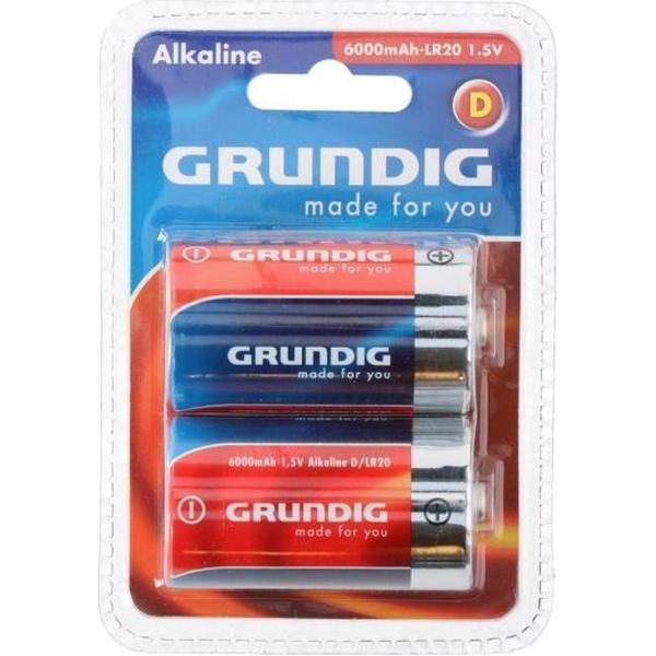 4x stuks Batterijen Lr20 Grundig