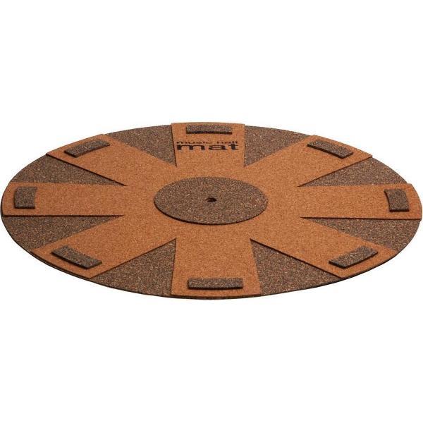 Kurken mat voor platenspeler, aztec blue - Music Hall