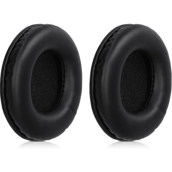 kwmobile 2x oorkussens voor JBL E50BT koptelefoons - imitatieleer - voor over-ear-koptelefoon - zwart