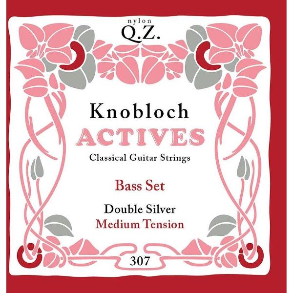 Snarenset bas klassieke gitaar Knobloch Double Silver QZ 307KAQ