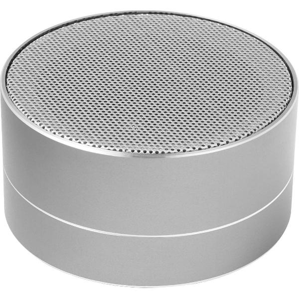 Bluetooth Speaker Aluminium Zilver Met Verlichting