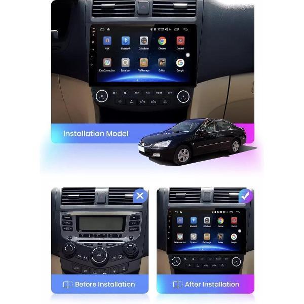 GRATIS CAMERA!! Honda Accord 2003-2008 2GB+32GB Android navigatie en multimediasysteem met bluetooth USB wifi
