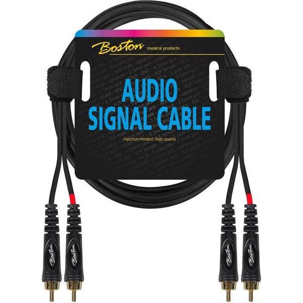 Boston audio signaalkabel Rca - Rca - Tulp naar Tulp 3 Meter