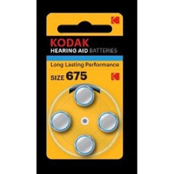 Kodak batterijen voor gehoorapparaat. Blauw. 3 verpakkingen van elk 4 stuks. Code 675. Hearing Aid Batteries