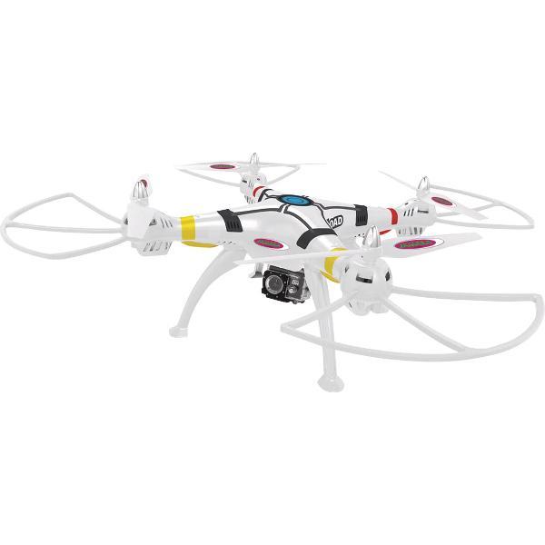 R/C Drone Payload Altitude 4+4 Channel RTF / Photo / Video / Sound Recording / Gyro Inside / With Lights / 360 Flip 2.4 GHz Control White
