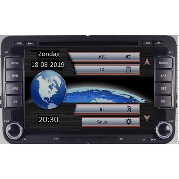 RNS510 look voor vw seat skoda gratis camera microfoon + 2 meter 3.5 24k vergulde jackplug