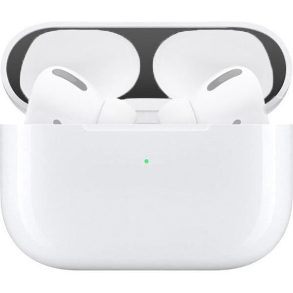 KELERINO. Metalen stofbeschermers voor Airpods Pro - Hou je Airpods schoon - 2 stuks - Zwart