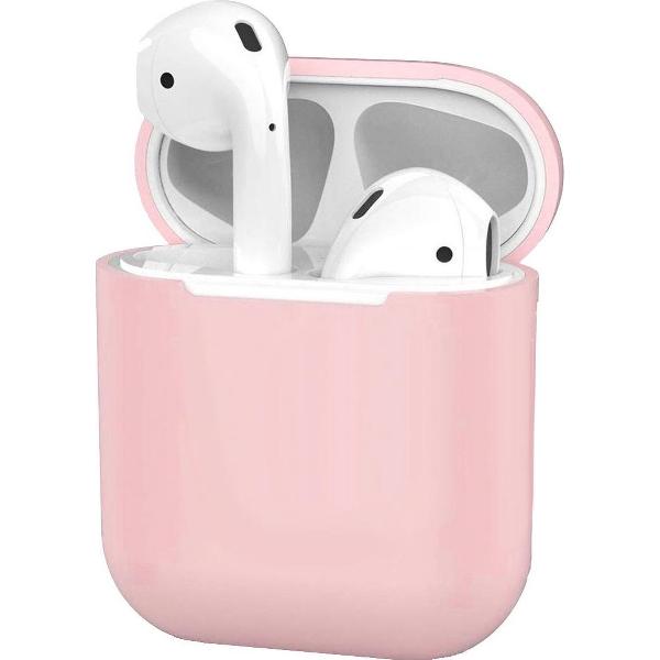 Siliconen Hoes voor Apple AirPods 2 Case Ultra Dun Hoes - Licht Roze