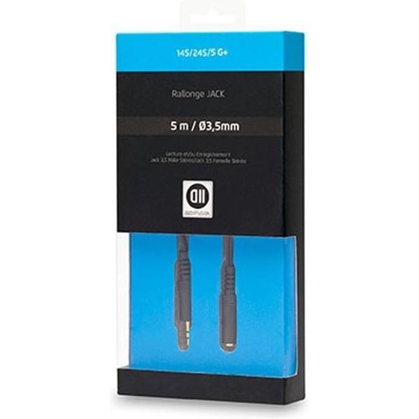 extension cable 3,5mm 5 meter lang audio stereo jack