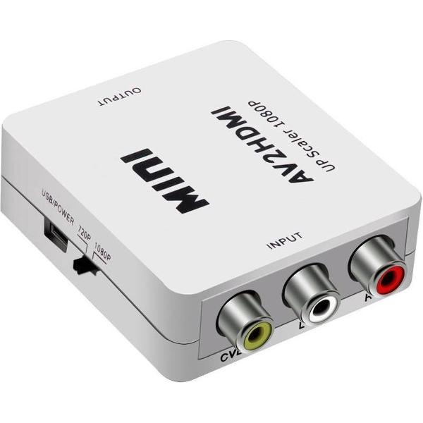 TULP naar HDMI adapter - AV naar HDMI converter- Wit