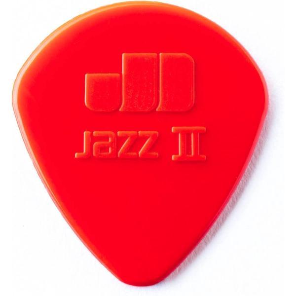 Dunlop Jazz II Red Nylon pick 6-Pack 1,38 mm Plectrum