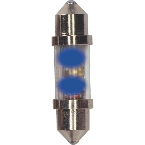 AutoStyle Festoon SuperBright LED Lamp 12V 10x36mm Blauw (Stable), per stuk