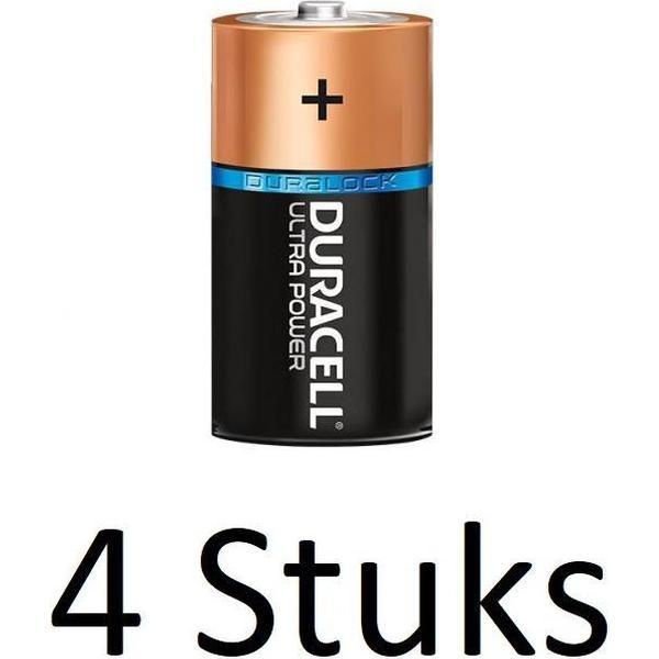 4 Stuks Duracell Ultra Power C Batterijen Bulk