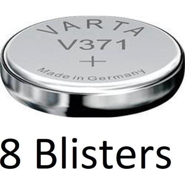 8 stuks (8 blisters a 1 st) Varta V371 Single-use battery SR69 Zilver-oxide