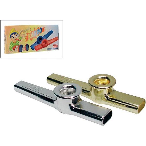 Kazoo 12 stuks silver & gold