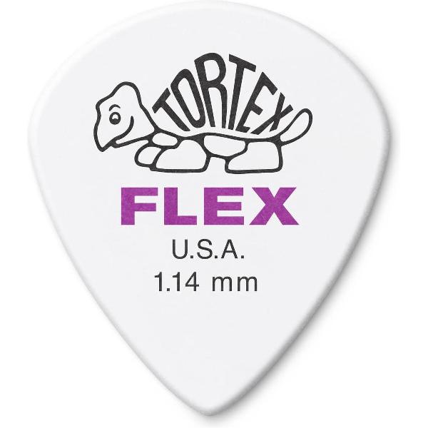Dunlop Tortex Flex Jazz III 1.14 mm Pick 6-Pack Jazz plectrum