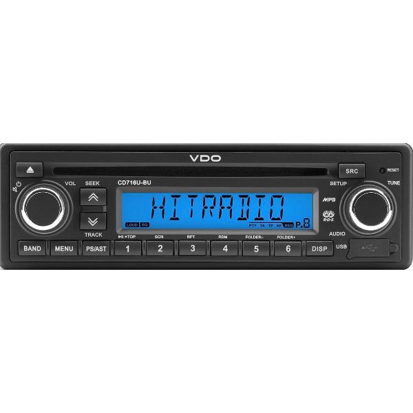 VDO CD716U-BU CD-Tuner/AUX/USB