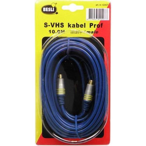 S-VHS Kabel Prof 10 meter Male/Male