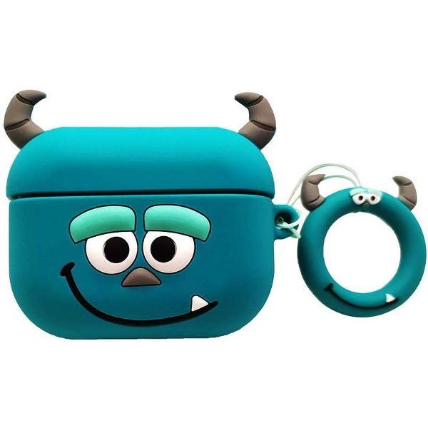 Cartoon Silicone Case voor Apple Airpods Pro - harig monster