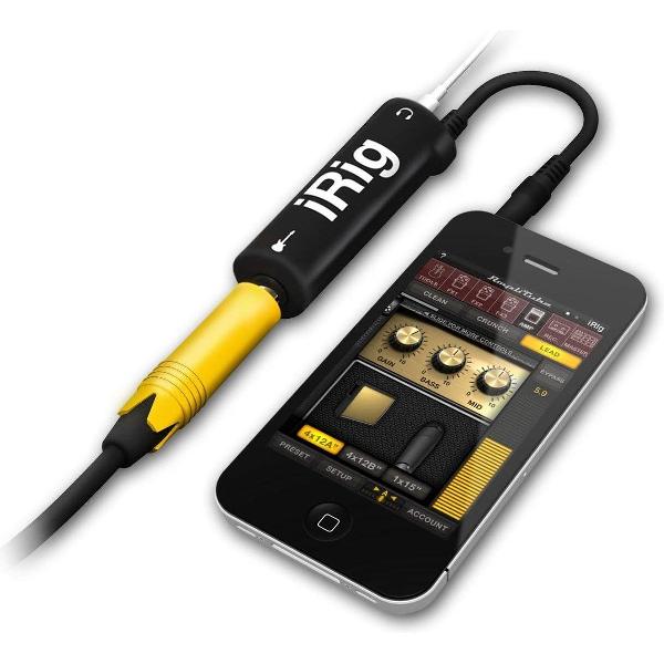 iRig gitaar interface / adapter - Verander je smartphone in een gitaarversterker