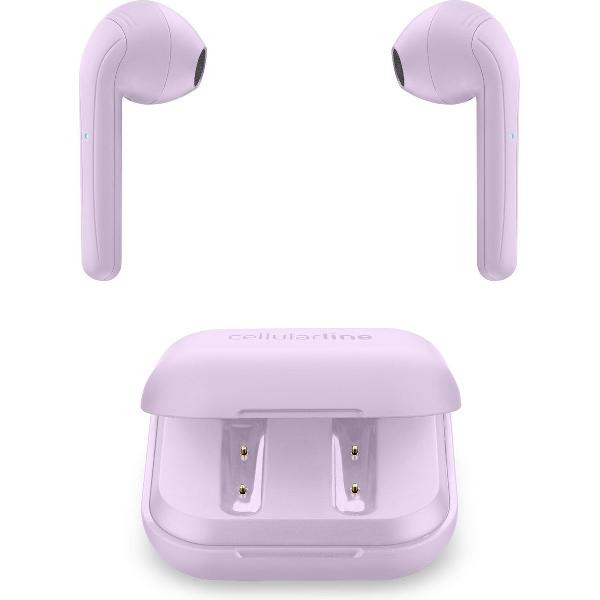 Cellularline BTJAVATWS Headset In-ear Bluetooth Paars