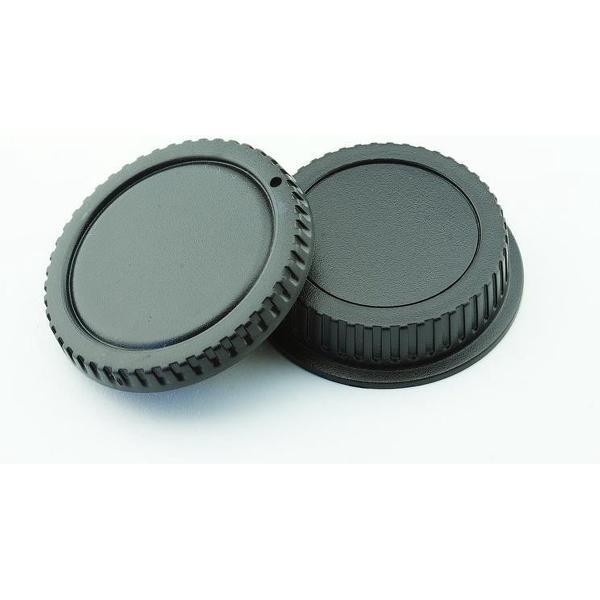Achterdop+Bodydop (2 stuk): Canon EF EOS mount camera lens