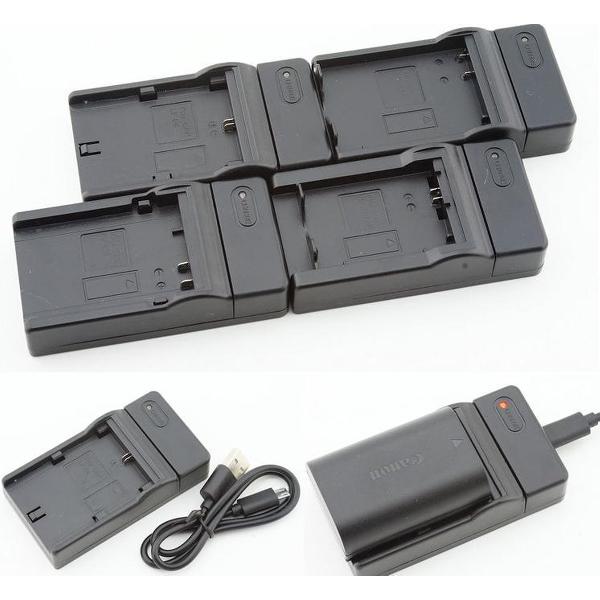 USB Oplader voor Canon CB-2LYE NB-6L accu IXUS SX700