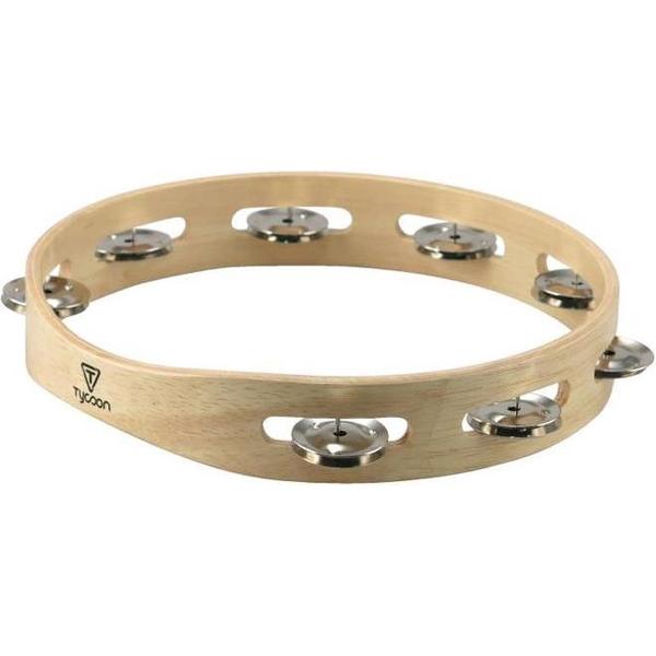 Tycoon: Single Row Wooden Tambourine