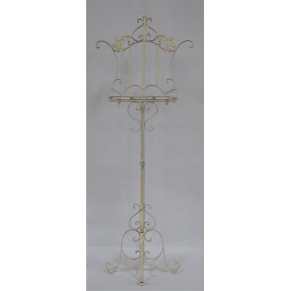 Klassiek standaard - Muziekstandaard - Wit - 135 cm hoog