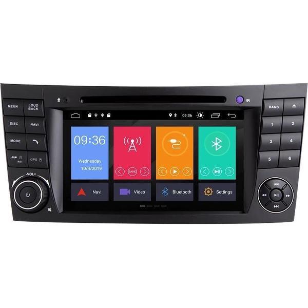 Mercedes Benz E klasse Android 10 navigatie en multimediasysteem 2GB + 16GB