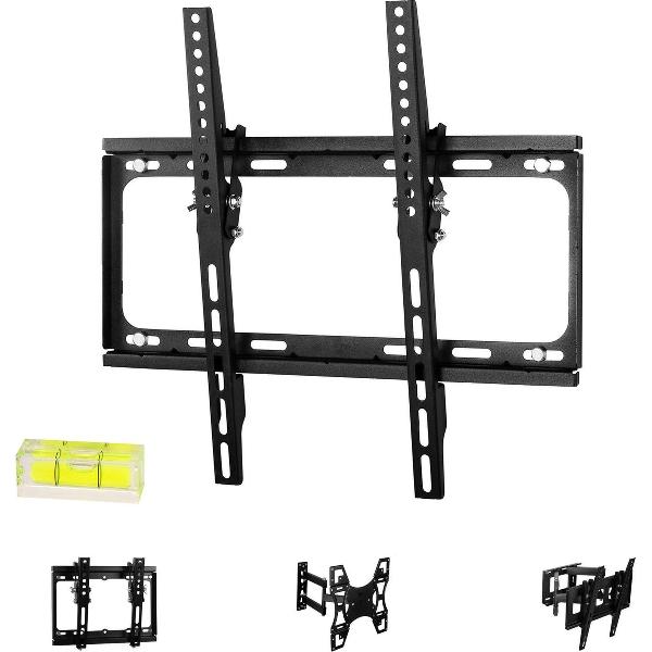 Mounty tv muurbeugel – tv beugel – tv beugel kantelbaar – universeel – 32/75 inch – maximale belasting 50 Kg – tot aan vesa 400x400