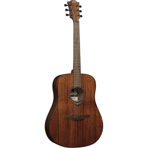 LAG T98D dreadnought western gitaar met massief Afrikaans mahonie bovenblad