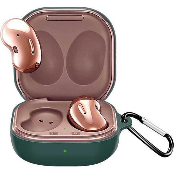 KELERINO. Hoesje voor Samsung Galaxy Buds Live - Fullcover - Groen