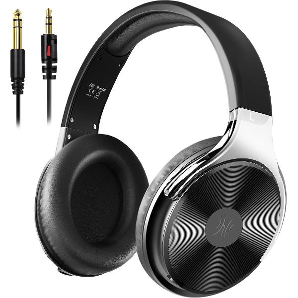 Koptelefoon Met Microfoon - Hoofdtelefoon - Oneodio Studio Hifi - Hoge Geluidskwaliteit Bedrade Hoofdtelefoon - Over-ear Hoofdtelefoon Met Draagtas - Microfoon - Diepe bas - Stereo Hoofdtelefoon - 3,5 mm en 6,3 mm